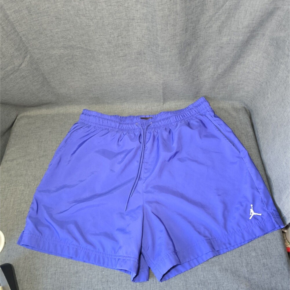 NIKE AIR JORDAN Poolside Mens XL 5" Inseam Shorts Purple Comet Soft Pants